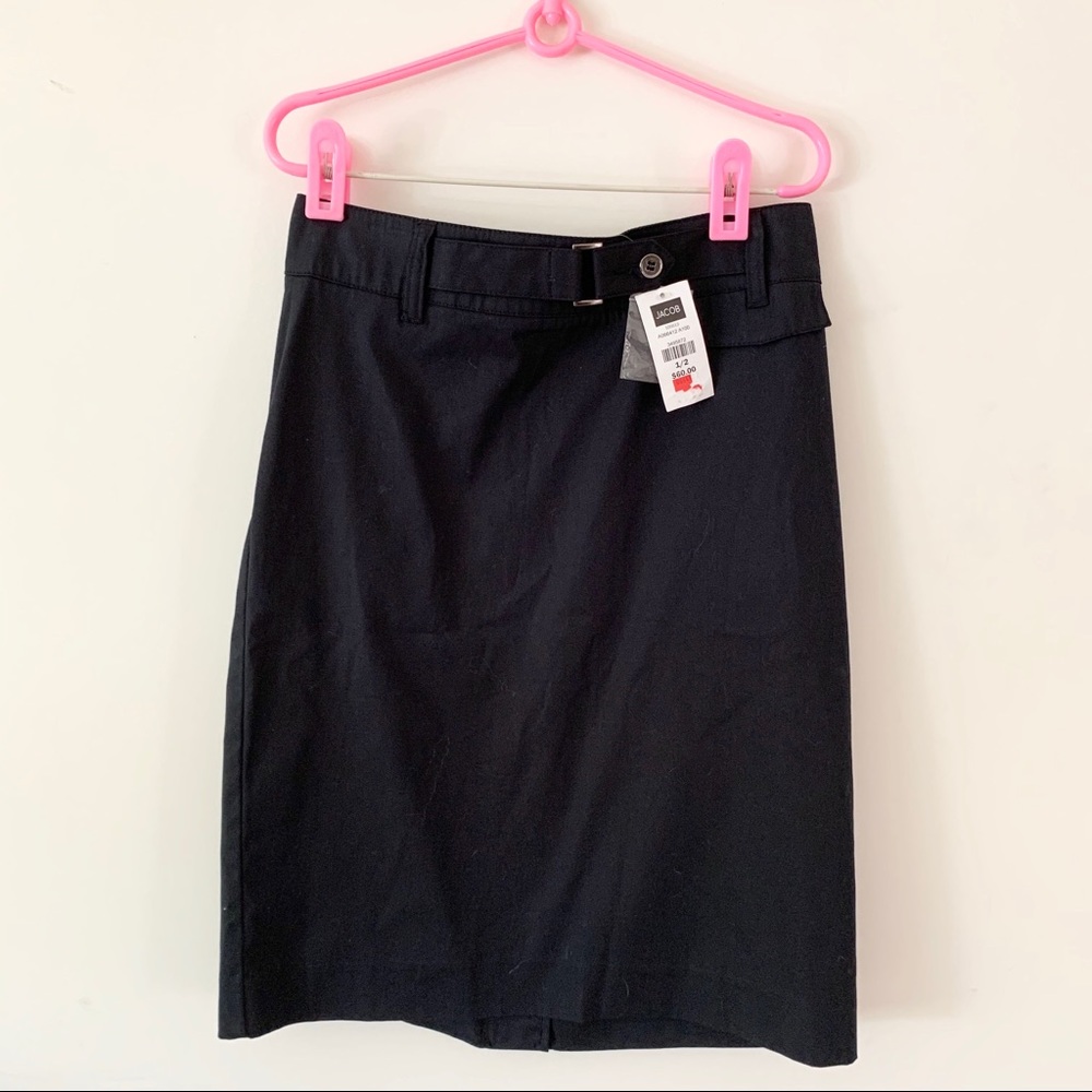 Jacob Navy A-Line Skirt - Picture 7 of 9